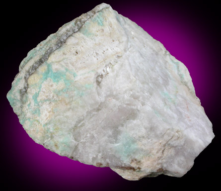 Amblygonite and Wavellite with Turquoise from Montebras, Creuse, France (Type Locality for Amblygonite)