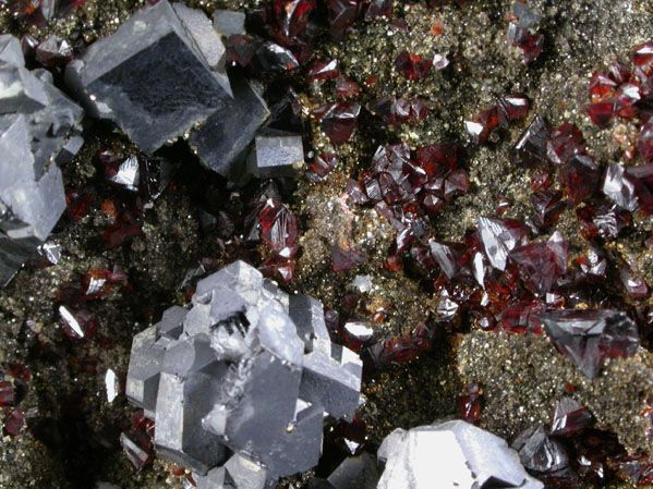 Galena with Sphalerite from Tri-State Lead-Zinc Mining District, near Joplin, Jasper County, Missouri