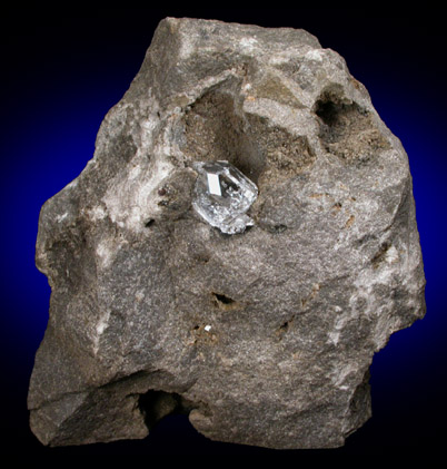 Quartz var. Herkimer Diamond in dolostone from Middleville, Herkimer County, New York (Type Locality for Herkimer Diamond)