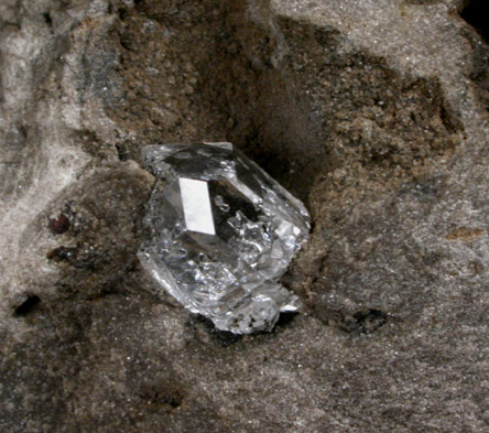 Quartz var. Herkimer Diamond in dolostone from Middleville, Herkimer County, New York (Type Locality for Herkimer Diamond)