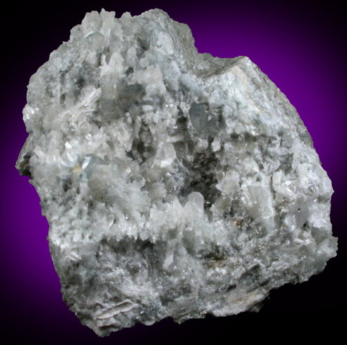 Pectolite from Poudrette Quarry, Mont Saint-Hilaire, Qubec, Canada
