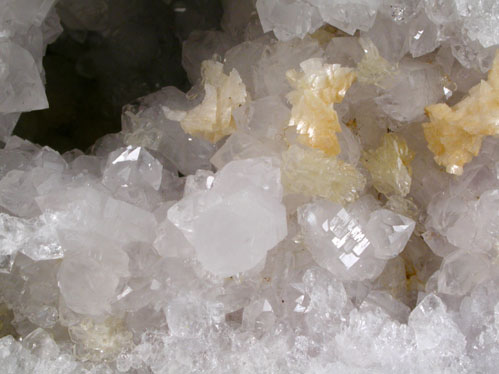 Quartz Geode with Barite and Dolomite from Harrodsburg, Monroe County, Indiana