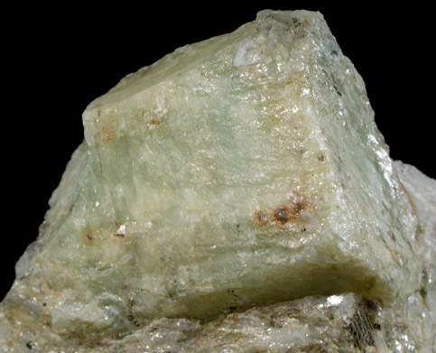 Beryl in Albite-Muscovite from Ray Mica Mine, near Burnsville, Yancey County, North Carolina