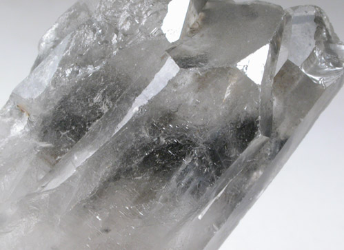 Quartz with Stibnite inclusions from Murray Mine, Elko County, Nevada