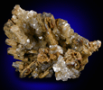 Vanadinite with Calcite from Apex Mine, San Carlos, Mun. de Manuel Benavides, Chihuahua, Mexico