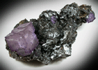 Fluorite on Sphalerite from Elmwood Mine, Carthage, Smith County, Tennessee