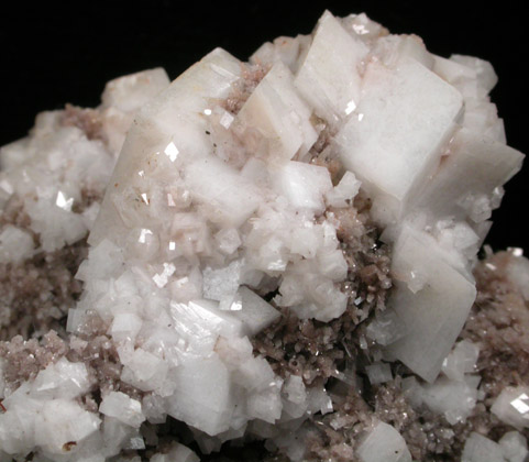 Calcite, Hemimorphite, Dolomite from Santa Eulalia District, Aquiles Serdn, Chihuahua, Mexico