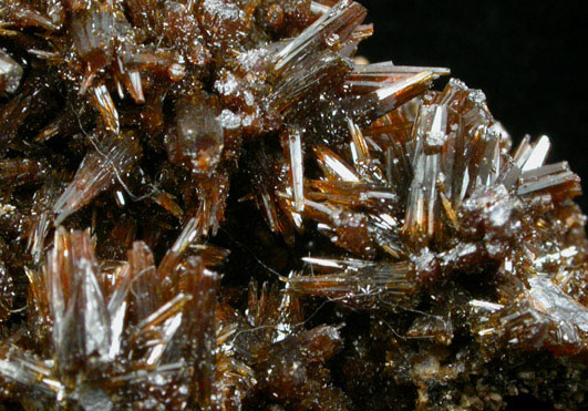 Vanadinite var. Endlichite with Calcite from Sierra de Los Lamentos, Chihuahua, Mexico