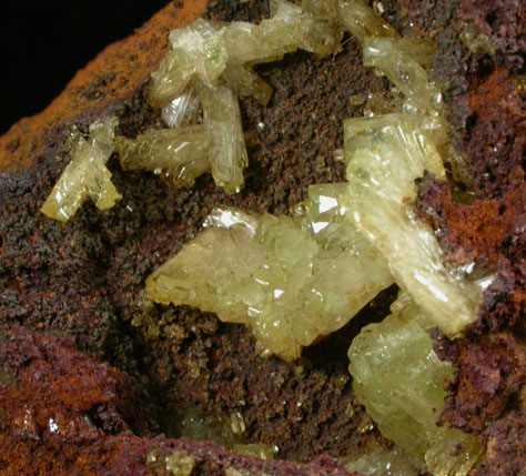 Adamite from Mina Ojuela, Mapimi, Durango, Mexico