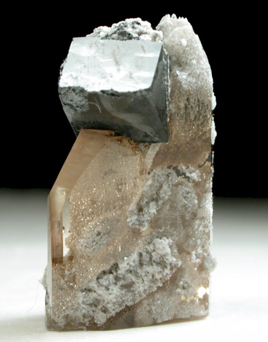 Bixbyite on Topaz from Topaz Mountain, Juab County, Utah