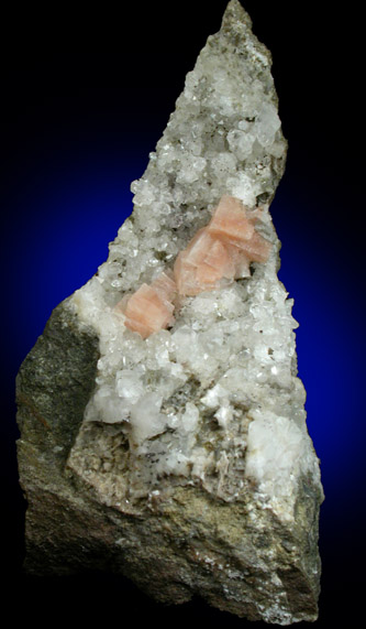 Chabazite-Ca, Chamosite, Calcite, Quartz from Prospect Park Quarry, Prospect Park, Passaic County, New Jersey