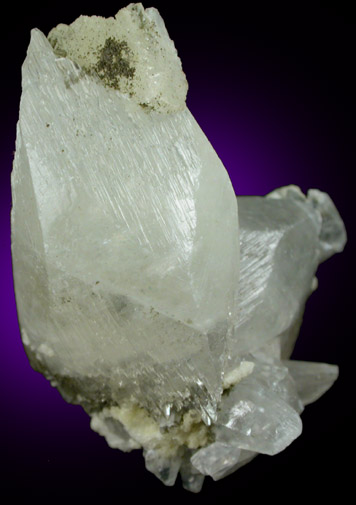 Calcite with Prehnite from Prospect Park Quarry, Prospect Park, Passaic County, New Jersey