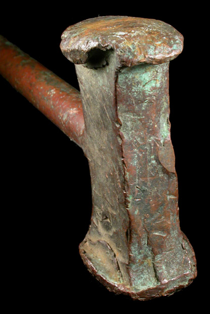 Copper or Bronze Hammer from Keweenaw Peninsula Copper District, Keweenaw County, Michigan