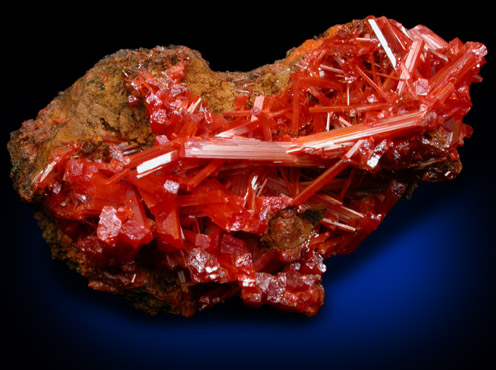 Crocoite from Adelaide Mine, Zeehan District, Tasmania, Australia