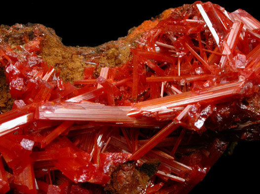 Crocoite from Adelaide Mine, Zeehan District, Tasmania, Australia