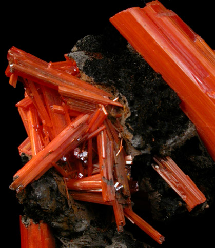 Crocoite from Adelaide Mine, Zeehan District, Tasmania, Australia