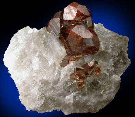 Andradite Garnet in Quartz from Nightingale District, Pershing County, Nevada