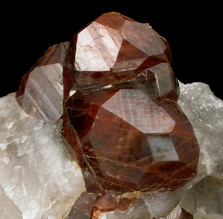 Andradite Garnet in Quartz from Nightingale District, Pershing County, Nevada