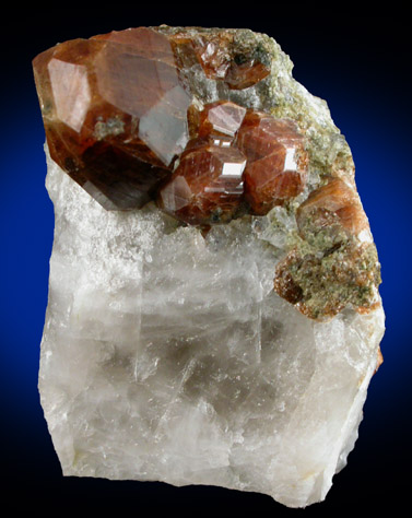 Andradite Garnet in Quartz from Nightingale District, Pershing County, Nevada