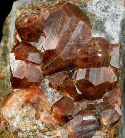 Andradite Garnet in Quartz from Nightingale District, Pershing County, Nevada