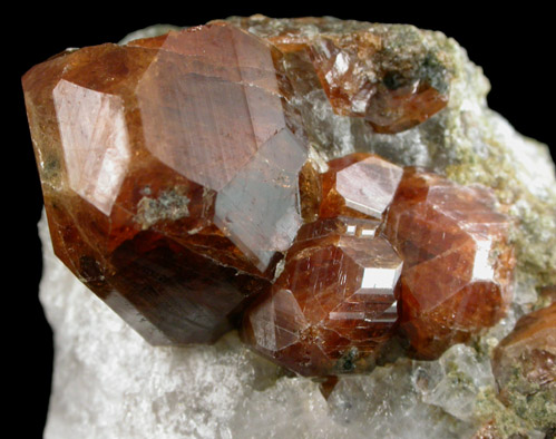 Andradite Garnet in Quartz from Nightingale District, Pershing County, Nevada