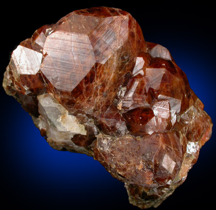 Andradite Garnet in Quartz from Nightingale District, Pershing County, Nevada