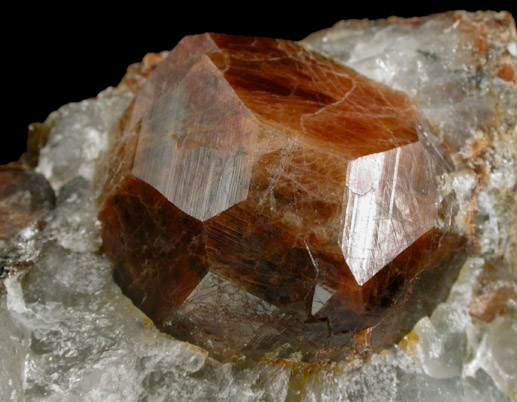 Andradite Garnet in Quartz from Nightingale District, Pershing County, Nevada