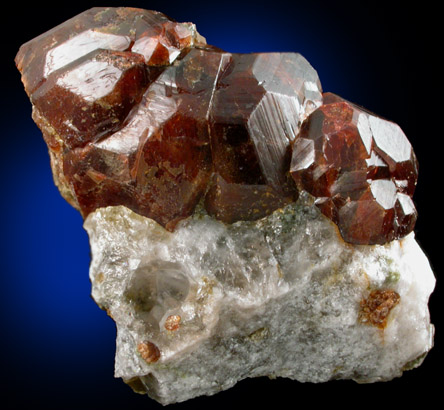 Andradite Garnet in Quartz with Clinozoisite from Nightingale District, Pershing County, Nevada