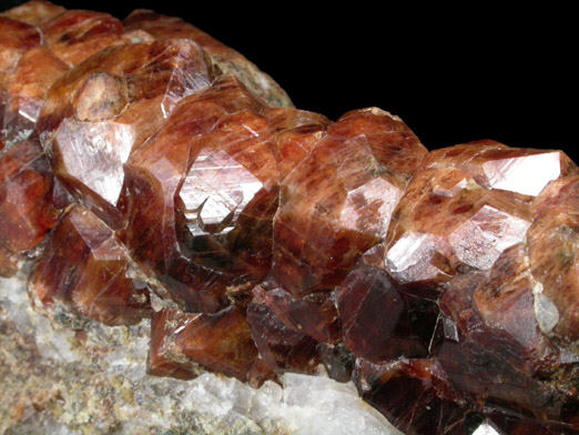 Andradite Garnet in Quartz from Nightingale District, Pershing County, Nevada