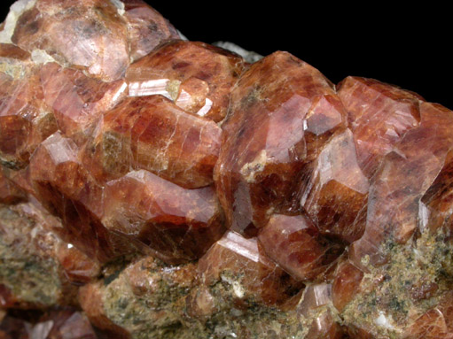 Andradite Garnet in Quartz from Nightingale District, Pershing County, Nevada