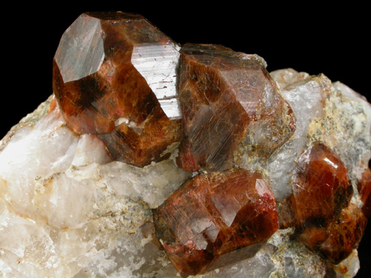 Andradite Garnet in Quartz from Nightingale District, Pershing County, Nevada