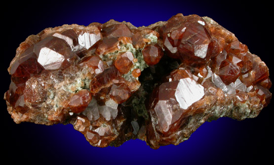 Andradite Garnet in Quartz with Clinozoisite from Nightingale District, Pershing County, Nevada