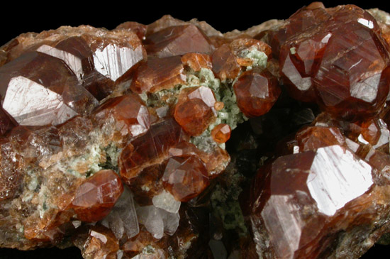 Andradite Garnet in Quartz with Clinozoisite from Nightingale District, Pershing County, Nevada