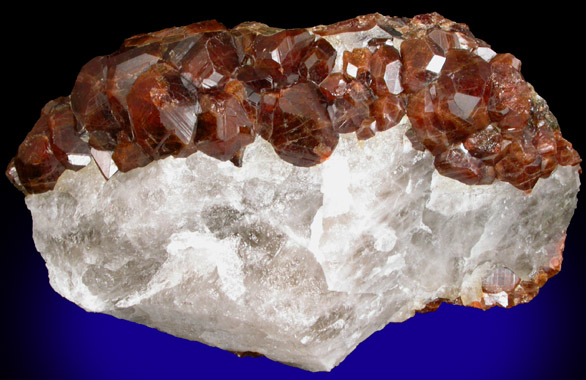 Andradite Garnet in Quartz from Nightingale District, Pershing County, Nevada