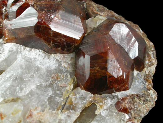 Andradite Garnet in Quartz with Clinozoisite from Nightingale District, Pershing County, Nevada