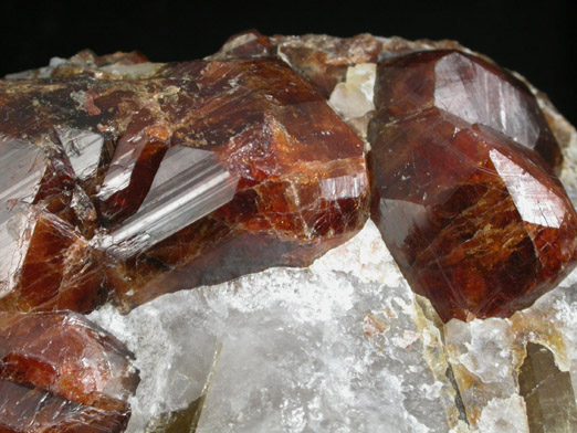 Andradite Garnet in Quartz with Clinozoisite from Nightingale District, Pershing County, Nevada