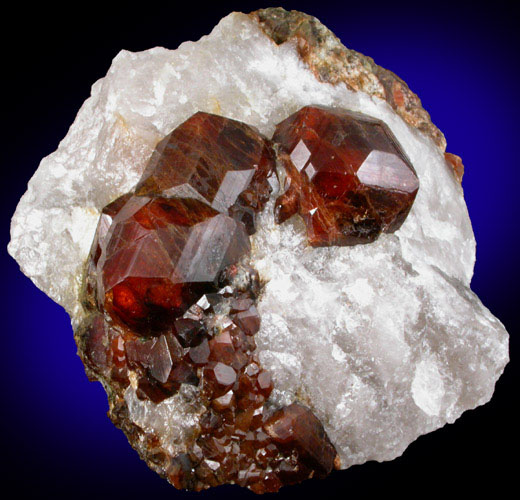 Andradite Garnet in Quartz from Nightingale District, Pershing County, Nevada