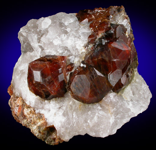 Andradite Garnet in Quartz from Nightingale District, Pershing County, Nevada