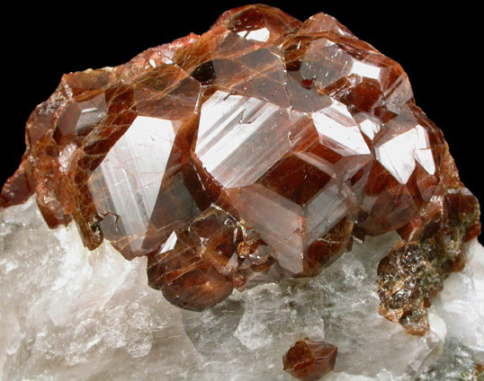 Andradite Garnet in Quartz from Nightingale District, Pershing County, Nevada