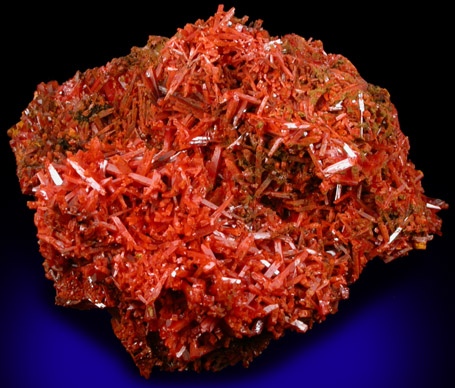 Crocoite from Adelaide Mine, Zeehan District, Tasmania, Australia