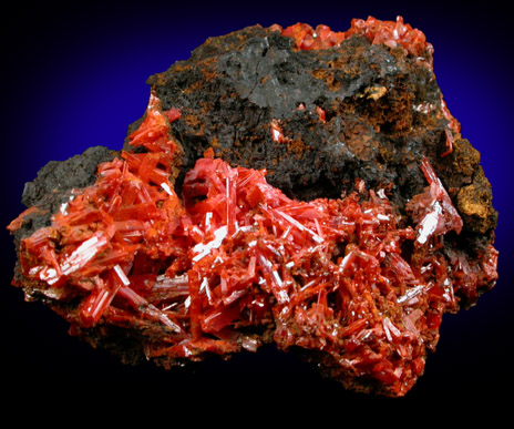 Crocoite from Adelaide Mine, Zeehan District, Tasmania, Australia