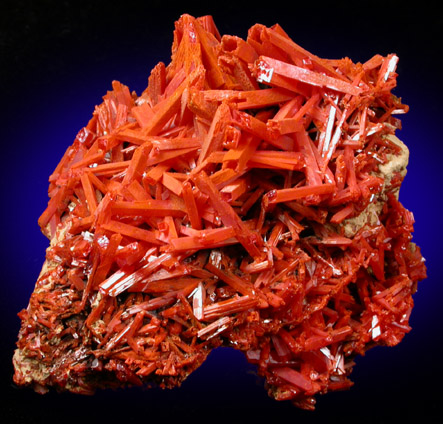 Crocoite from Adelaide Mine, Zeehan District, Tasmania, Australia