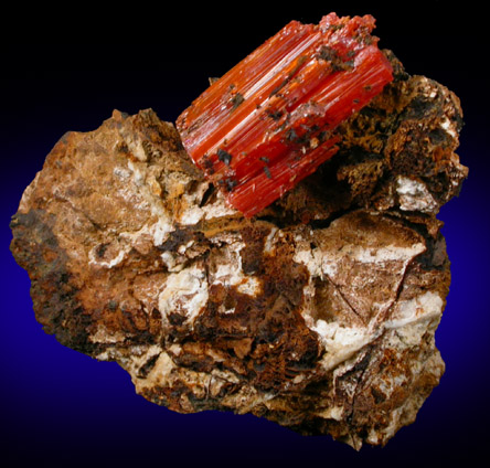 Crocoite from Adelaide Mine, Zeehan District, Tasmania, Australia