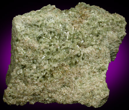 Vesuvianite from Jeffrey Mine, Asbestos, Qubec, Canada