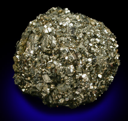 Pyrite with Talc from ZCA Pierrepont Mine, Grange Ore Body, Pierrepont, St. Lawrence County, New York