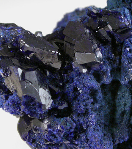 Azurite from Morenci Mine, Clifton District, Greenlee County, Arizona