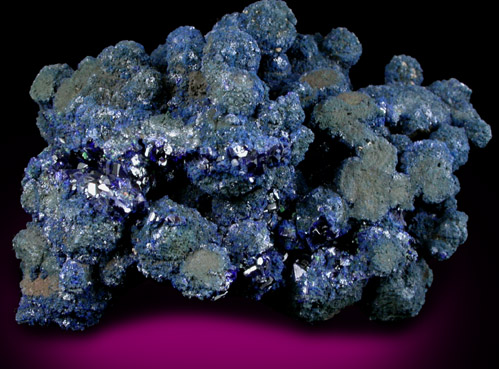 Azurite from Morenci Mine, Clifton District, Greenlee County, Arizona