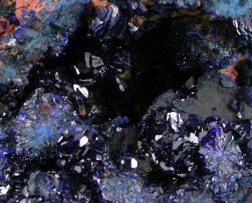 Azurite from Morenci Mine, Clifton District, Greenlee County, Arizona