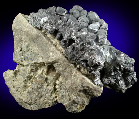 Galena from Rossie Lead Mines, Coal Hill Vein, Rossie, St. Lawrence County, New York