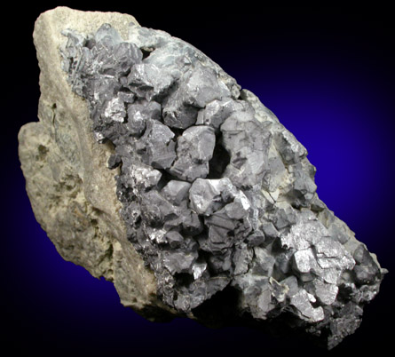 Galena from Rossie Lead Mines, Coal Hill Vein, Rossie, St. Lawrence County, New York